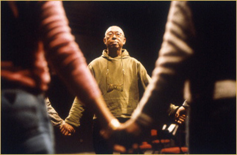 Ping Chong with cast of "Children of War." Photo: Chris Hartlove.